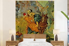 Nr1Wallpaper Behang - Fotobehang De barmhartige Samaritaan - Vincent van Gogh - Breedte 180 cm x hoogte 220 cm