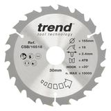 Trend Csb/16518 Hout Cirkelzaagblad