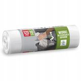 Sarantis - Gerecycleerde Vuilniszakken - 120L - Wit - 10 Stuks - LDPE