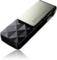 Silicon Power 16GB Blaze B30 USB 3.1 draaibare flashdrive Zwart 16 GB