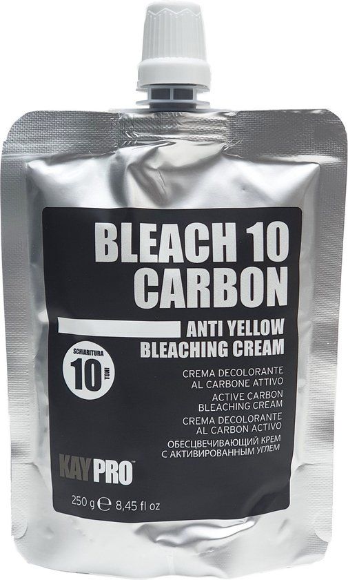 KayPro Bleach 10 Levels Active Carbon Ontkleuringscrème 250 gr