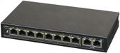 PULSAR S108 Netwerkswitch Fast Ethernet (10/100) Power over Ethernet (PoE) Zwart