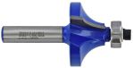 Tivoly XT60642067811 bovenfrees, 1/4 rond, met geleiderail, diameter 32 mm, blauw