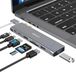 MOKiN USB C-adapter voor MacBook Pro 2020, HDMI MacBook Pro-dongle met 4K HDMI, 2 USB 3.0, TF/SD, USB-C 100W en Thunderbolt 3