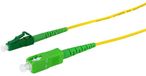 LogiLink Câble fibre optique SC-LC, OS2 monomode, 50 m, jaune