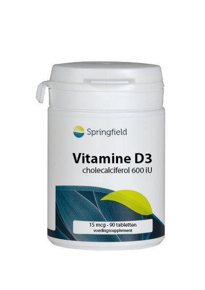 Springfield Vitamine D3 600iu