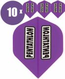 ABC Darts Pentathlon Classic Paars Dart Flights - 10 Sets (30 Stuks)