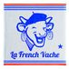 Coucke La French Koe, Coton, 50 x 50 cm, Blanc