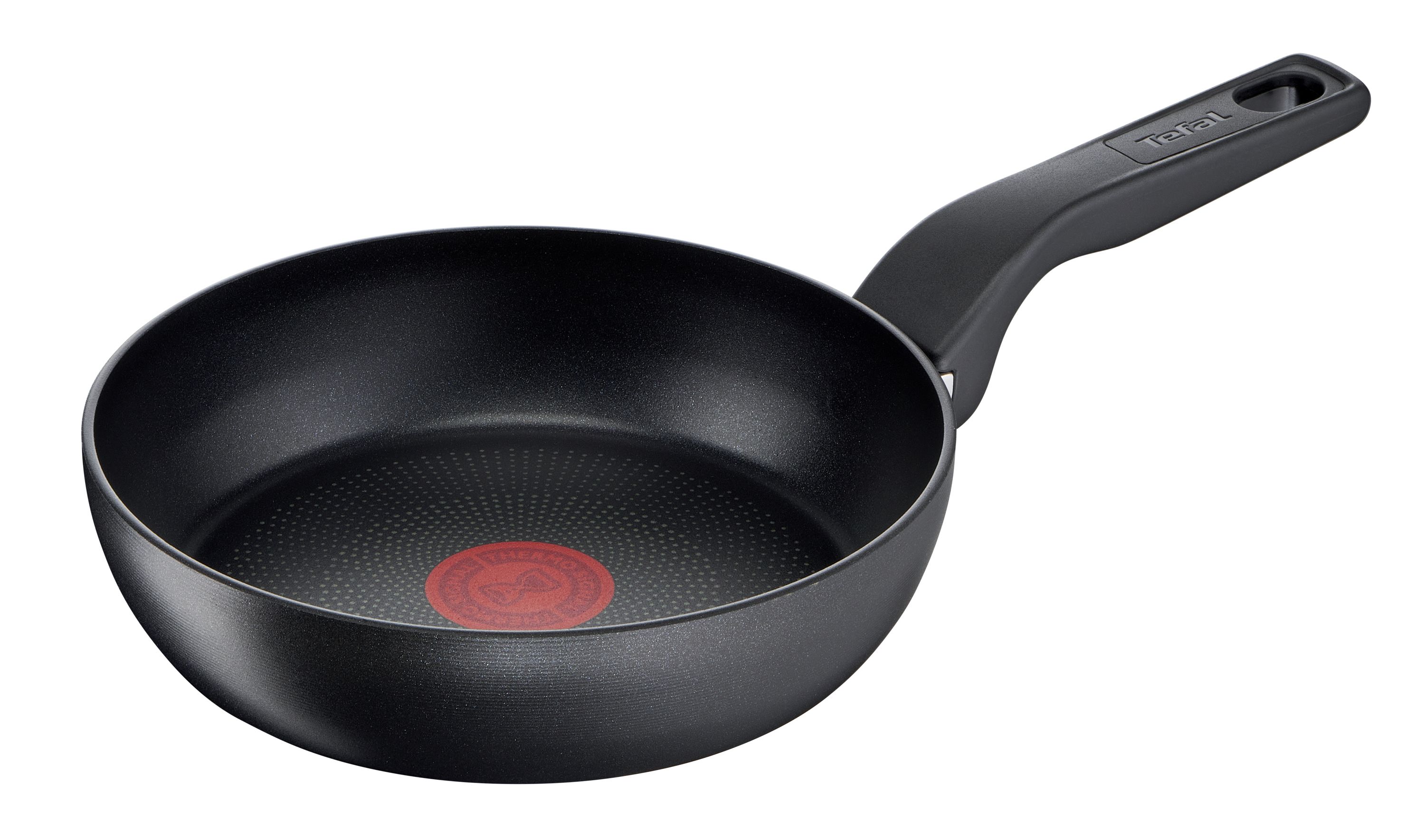 Tefal Hard Titanium PRO Koekenpannenset - 24/28 cm - Zwart