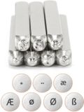 Impress Art Embossing stempels - 3 mm - 7 stuks