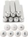 Impress Art Embossing stempels - 3 mm - 7 stuks