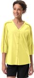 Vaude Skomer II 3/4-mouw Shirt Geel Dames