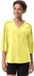 Vaude Skomer II 3/4-mouw Shirt Geel Dames