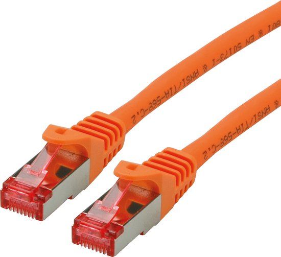 ROLINE patchkabel Cat.6 S/FTP (PiMF), componentniveau, LSOH, oranje, 3 m