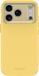 DECODED Soft-Touch Siliconen Hoesje - Geschikt voor iPhone 18 Pro / 17 Pro - Geschikt voor MagSafe - Metalen Camerabescherming - Antibacterieel - Geel