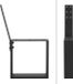 ML-Design Cadre de banc, jeu de 2 pieds de banc O-Design 40 x 78,5 cm acier anthracite