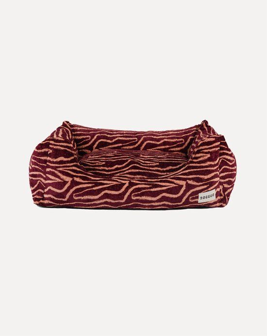 DOGGUO® Hondenmand Orthopedisch - M 80x60 cm - Bordeaux Peach