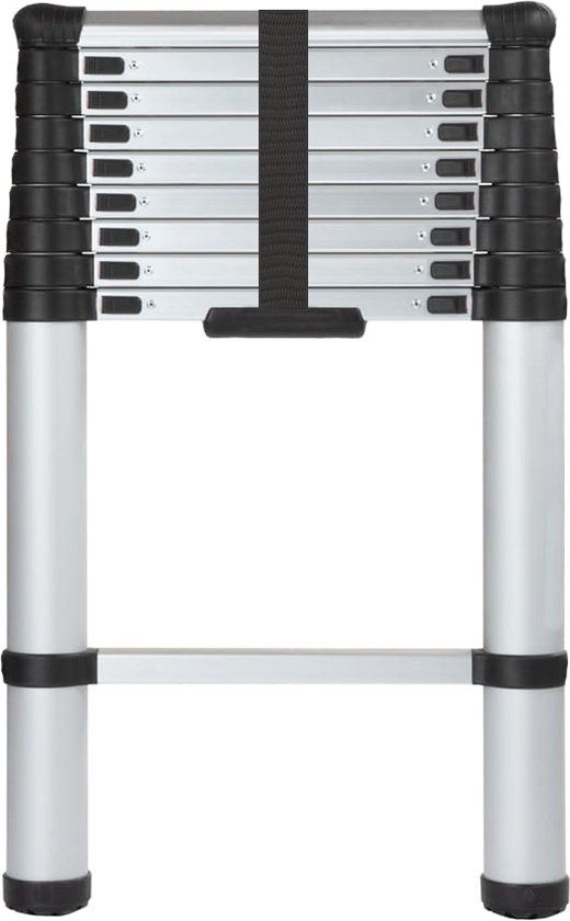 Milton & Oldbrook Telescoopladder - 3.2 m - Aluminium - 150 kg - 9 treden