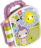 Fisher-Price Muzikaal sprookjesboek paarse aap speelgoed voor baby's met licht en geluiden, voor baby's en jongens en meisjes vanaf 6 jaar, Spaanse versie, JFN09