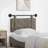 vidaXL - Hangend hoofdbord - Grijs - Antiek - PU