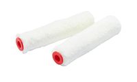 ProDec 2 pak 4 inch glanzende mohair mini verfrollers voor een gladde afwerking met glanzende en satijnen verven, lak en houtbeitsen op plinten, vensterbanken, deuren, kasten, metaal en meer, 4"