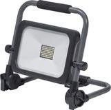 OSRAM VAL BAT LED werklamp, donkergrijs/zwart, 30W, 3000lm, koudwitte lichtkleur, werkt op batterijen, USB-oplaadfunctie dankzij geïntegreerde powerbank, draagbaar, IP54, 6500K.