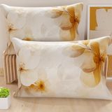 PETTI Artigiani Italiani - Paar kussenslopen voor bed 50 x 80 cm, kussensloop van hypoallergene microvezel, set van twee kussenslopen voor tweepersoonsbed, bloemenpatroon, 100% Made in Italy
