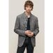 John Varvatos Blazer ajusté croisé argenté Taille : 46 | Blazers Outlet | Homme | Gris