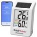 BaldrTherm HCS702B thermomètre et hygromètre solaires Blanc