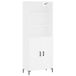 vidaXL Hoge kast, wit, 69,5 x 34 x 180 cm, houtvezel