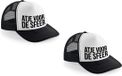Bellatio Decorations 4x stuks atje voor de sfeer snapback cap/ truckers pet voor heren - feest petjes / caps