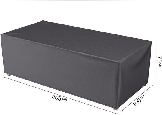 Platinum AeroCover Loungebankhoes L-vorm 255x255x100xH70cm - Antraciet