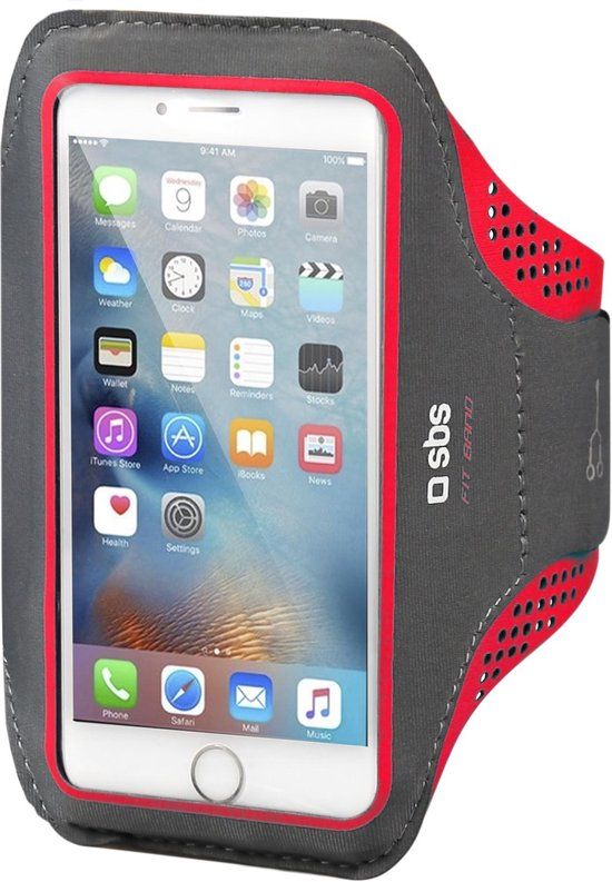 SBS Mobile Univ. Phone Arm band FIT BAND, Red XL