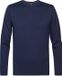 Petrol Industries Heren Trui - Regular Fit - Fijngebreide Trui - Ronde Hals - 50% Katoen, 50% Acryl - Pullover - Blauw - Maat XXXL