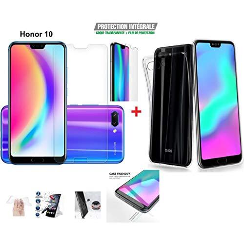 iPOMCASE Coque avec Verre Trempé Protection Écran pour Huawei Honor 10