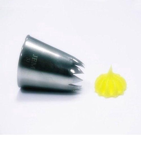 JEM Spuitmondje Large Curved Star Savoy Nozzle #3J - RVS