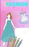 Fashion Sketchbook: Design your outfits! Paperback - Glossy Cover
