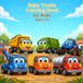 Baby Trucks Coloring Book: Cute Dump Trucks, Garbage Trucks, Tow Trucks, Delivery Trucks and Big Vehicles for Kids Ages 3-6