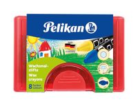 Pelikan 723148 - waskrijt 665/8 waterbestendig, 8 stangen