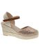 Beppi Sandaal 'Casual Wedge Sandal' goud
