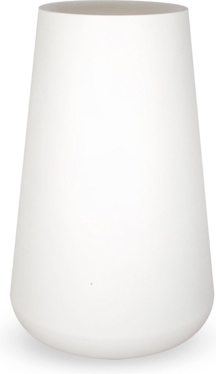 HTT Decorations Bloempot Lucas - H80 cm - Wit