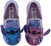 Leomil Lilo & Stitch - Pantoffels kinderen voor meisjes - Angel en Stitch Sloffen kind slip-on - Schoenen van 2 tot 8 jaar - Maat 25 - Paars