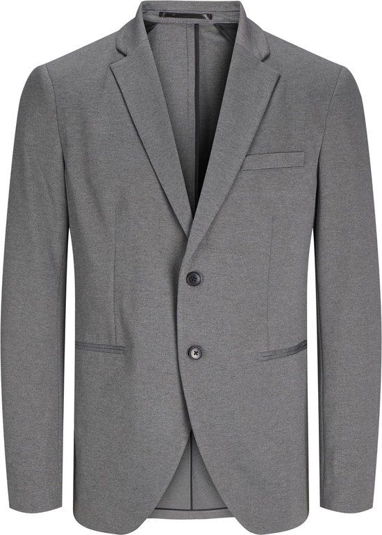 JACK&JONES JPRJAXON JERSEY BLAZER NOOS Heren Blazer - Maat 48 - Dark Grey Melange