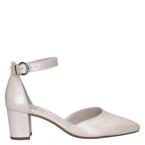 Gabor leren pumps parelmoer