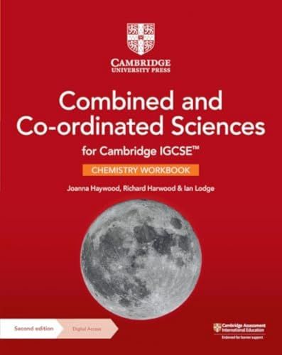 Cambridge Igcse™ Combined And Co-ordinated Sciences Chemistry Workbook With Digital Access (2 Years)