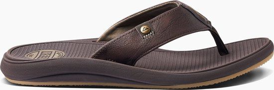 Reef Phantom Nias brown/Fossil Men's Flip-Flops - Dark Brown - Size 40