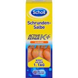 Scholl Active Repair K+ Voetcrème tegen huidbeschadiging op ruwe, droge en gebarsten hielen - met 25% ureum en keratine - effectief vanaf de eerste dag - 1 x 60 ml