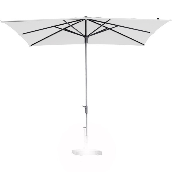 Madison Parasol Syros 280x280cm opdraai SAFBLAUW