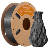 PLA filament pour imprimante 3D - PLA standard - 1,75 mm - Bobine de 1 kg - Faible retrait - Bien enroulé - Gris