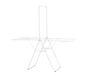 Brabantia HangOn Droogrek 25m - White - Inklapbaar